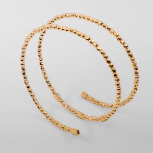 Bracelet or rose Spirale