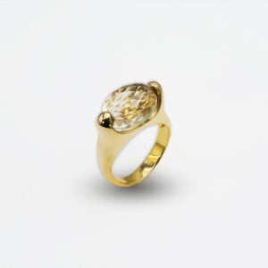 Bague or jaune Citrine